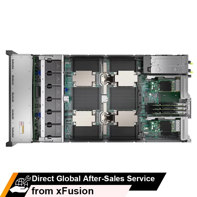 New xFusion 2488H V7 Ai Data Servers Gpu Storage Deepseek Xeon Computer Rack Cloud Center Cpu Short Depth Oem For Sale Server